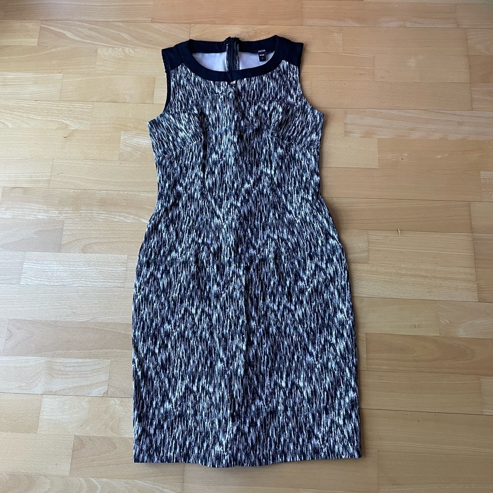 Jacob Black and White/cream dress